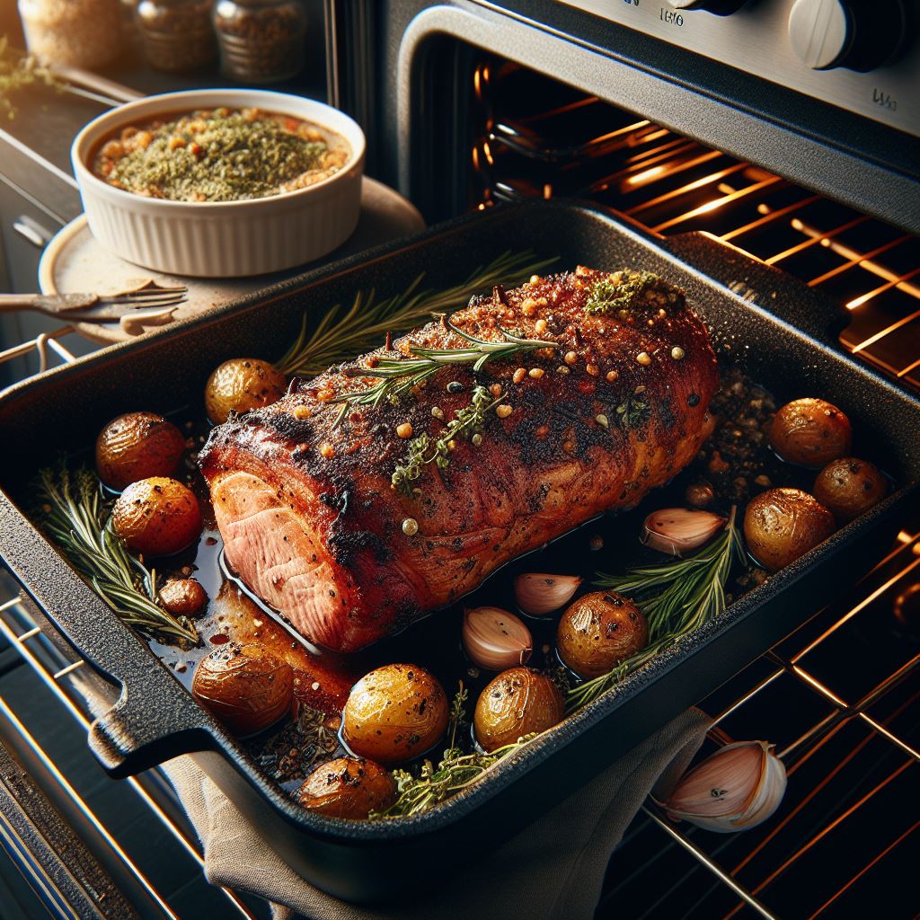 Picanha Suína no Forno com Ervas Aromáticas 4 Picanha Suína no Forno com Ervas Aromáticas