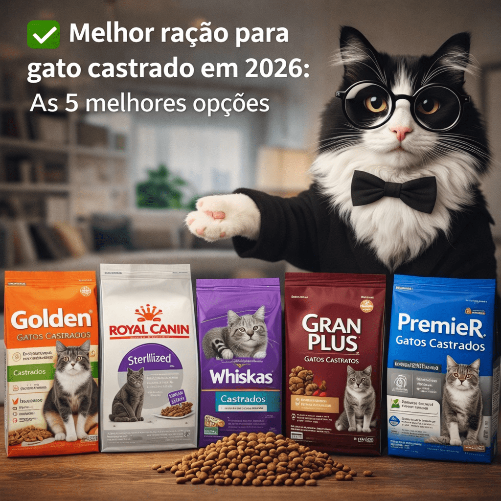 Melhor ração para gato castrado em 2026 6 gatos castrados