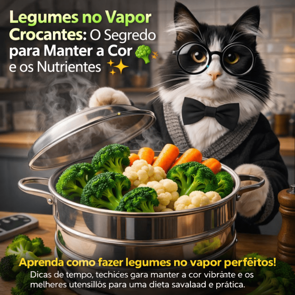 Legumes no Vapor Crocantes 6 Legumes no Vapor Crocantes