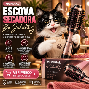 Escova Secadora By Juliette Mondial